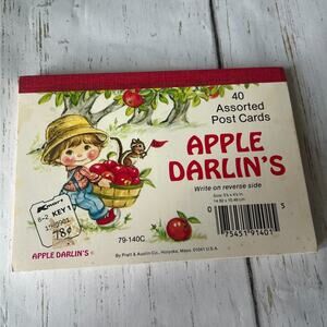 Kmart Apple Darlins 30 Assorted Postcards Vintage 1960s Booklet Made in USA
